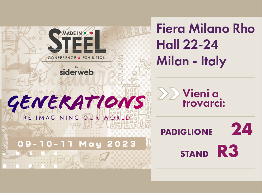 made in steel fiera acciaio Milano FMG